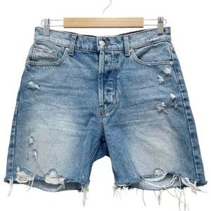 Revice 90s Cutoffs Monica Wash Distressed Denim Button
